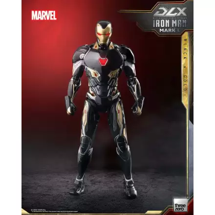 Akční figurka Infinity Saga DLX 1/12 Iron Man Mark 50 (Black X Gold) 17 cm termékfotója