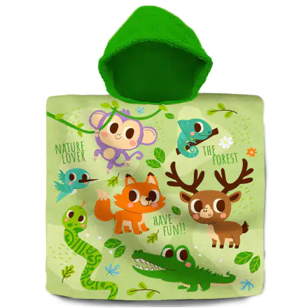 Into the Forest bavlněná pončo osuška fotografii produktu