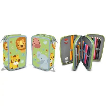 Into the Jungle trojitý penál fotografii produktu