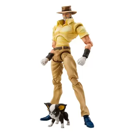 JoJo's Bizarre Adventure Super Action akční figurka Chozokado (Joseph Joestar & Iggy) (3. edice) 15 cm termékfotója