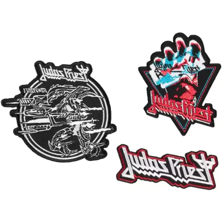 Judas Priest sada 3 nášivek fotografii produktu