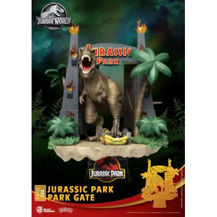 Jurassic Park D-Stage PVC Diorama Brána do Parku 15 cm fotografii produktu