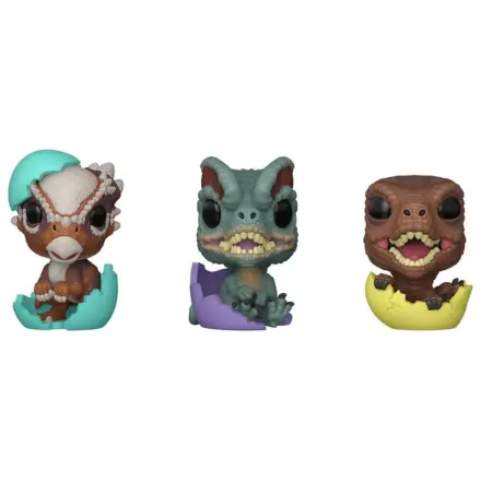 Jurassic Park Pocket Funko POP! Vinylová figurka Easter Egg 3-Pack Dinos 4 cm fotografii produktu