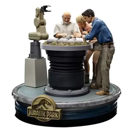 Jurassic Park Scale Statue 1/10 Soška líhnutí dinosaura 23 cm fotografii produktu