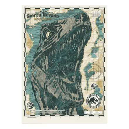 Jurassic World Art Print Sierra Nevada Mountains Limitovaná edice 42 x 30 cm fotografii produktu