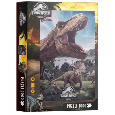 Jurassic World Puzzle Poster Rex (1000 dílků) fotografii produktu
