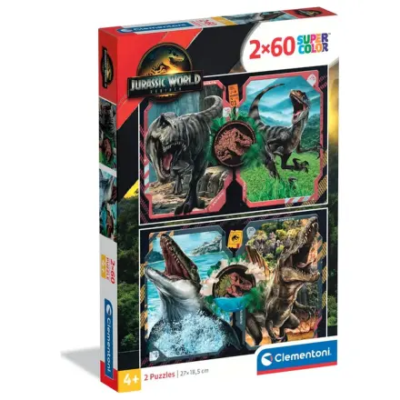 Jurassic World Danger Zone 2x60dílné puzzle fotografii produktu