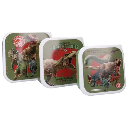 Jurassic World krabička na svačinu Set Fresh Bites 12 cm fotografii produktu