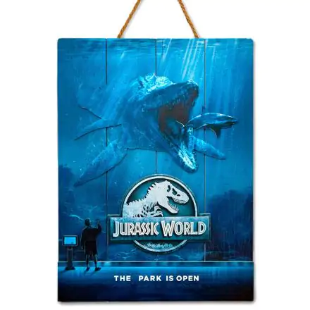 Jurassic World Mossasaurus Woodart 3D Print dřevěná cedule fotografii produktu