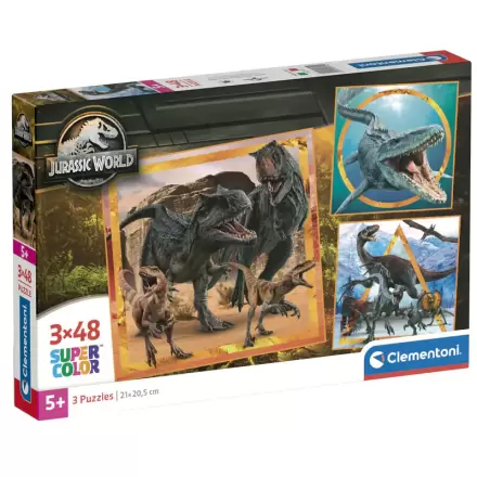 Jurassic World puzzle 3x48 dílků termékfotója