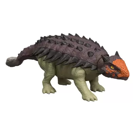Jurassic World Rebirth Akční figurka se zvukem Wild Roar Ankylosaurus 7 cm fotografii produktu
