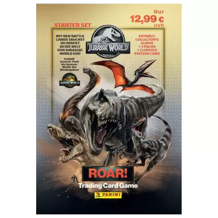 Jurassic World Roar sběratelské karty startovací balíček *německá verze* fotografii produktu