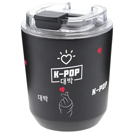K-Pop Black termální hrnek 280 ml fotografii produktu