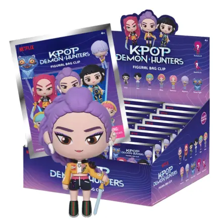 K-Pop Demon Hunter 3D PVC Klipy na Brašny Tajemný Sáček fotografii produktu