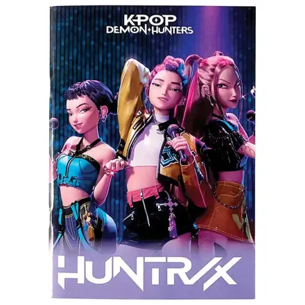 K-pop Demon Hunters Singers A4 linkovaný zápisník 50 listů fotografii produktu
