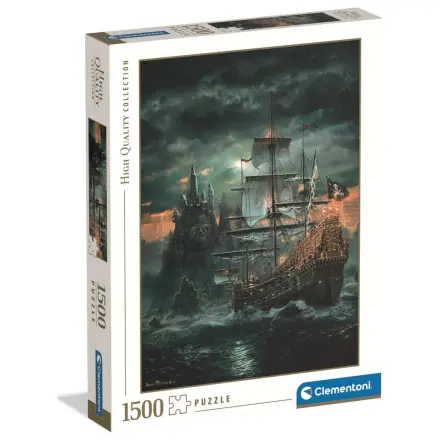 Skládačka Pirate Ship Haunted Seas s 1500 dílky fotografii produktu
