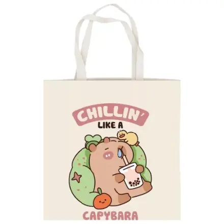 Capybara Chillin' plátěná taška, nákupní taška 44 cm fotografii produktu