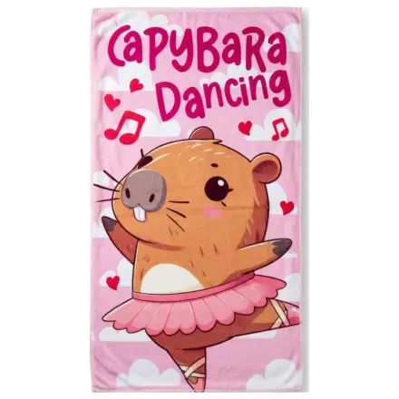 Capybara Tančící Ručník 70x140cm fotografii produktu