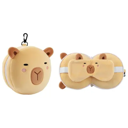 KAWAII Polštář Kapybara s maskou na spaní fotografii produktu