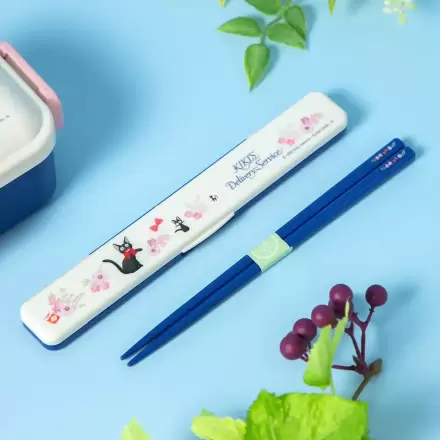 Kiki delivery's service Chopsticks with Box Jiji Flower garland 18 cm - Hůlky s pouzdrem fotografii produktu