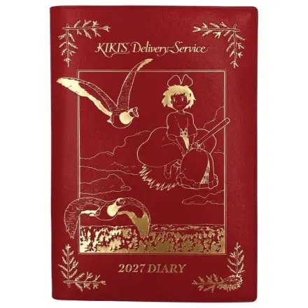 Kiki's Delivery Service Diary Kiki na jejím koštěti červená zlatá fólie fotografii produktu