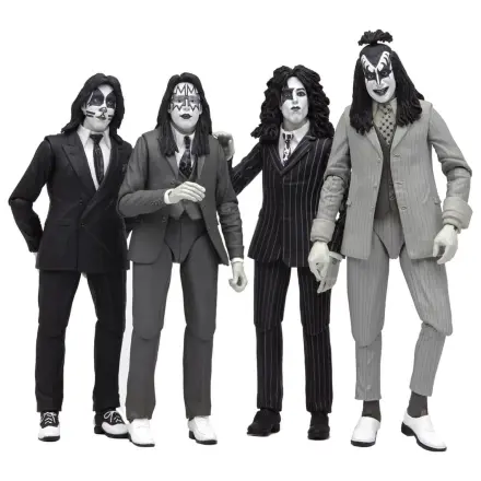 KISS akční figurky 4-balení Album Cover Dressed to Kill 18 cm fotografii produktu