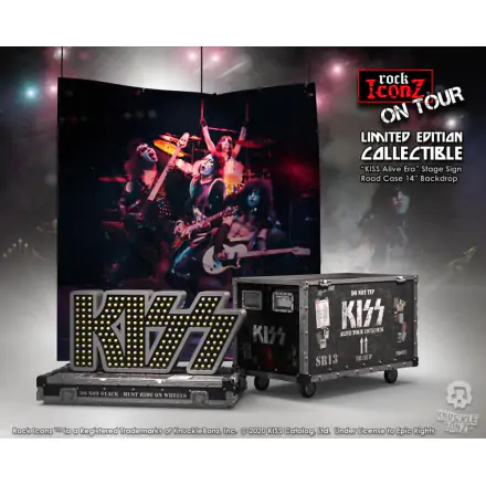 Kiss Rock Ikonz On Tour Road Case Soška + Sada jevištního pozadí Alive! Tour fotografii produktu