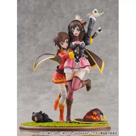 Konosuba: God's Blessing on This Wonderful World! SHIBUYA SCRAMBLE FIGURE PVC Socha 1/6 Megumin & Yunyun Futari wa Otomodachi Ver. 26 cm termékfotója