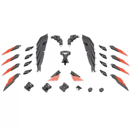 Kotobukiya M.S.G. Model Kit Accessory Set Heavy Weapon Unit 60 Wing Edge Black Ver. - Sada příslušenství pro modelářskou stavebnici s těžkou zbraní fotografii produktu