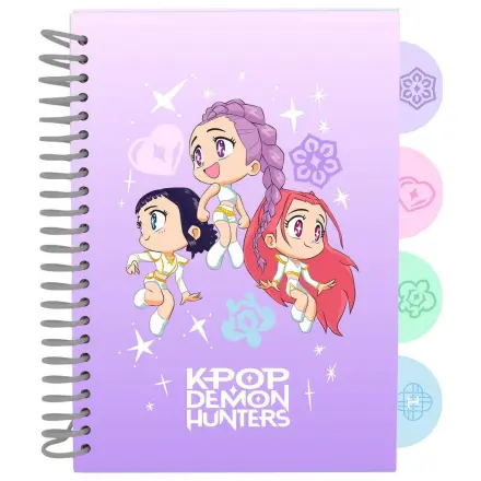 Kpop Demon Hunters Chibi A5 sešit fotografii produktu