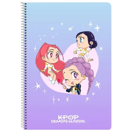 Kpop Demon Hunters Chibi A5 sešit fotografii produktu