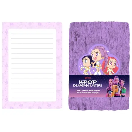 Kpop Demon Hunters Chibi A5 plyšový zápisník fotografii produktu