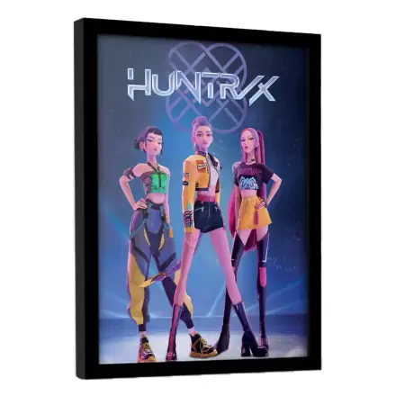 KPop Demon Hunters Collector zarámovaný plakát Huntrix fotografii produktu