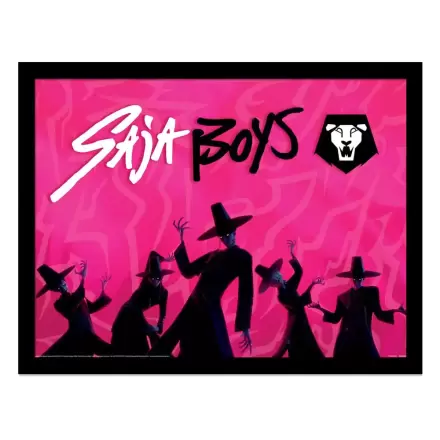 KPop Demon Hunters sběratelský tisk zarámovaný plakát Saja Boys Idol fotografii produktu