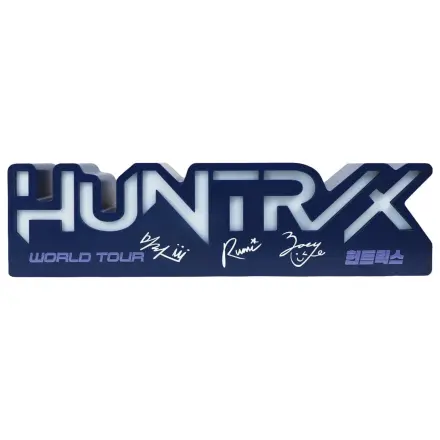 KPop Demon Hunters Lamp Huntr/x Logo fotografii produktu