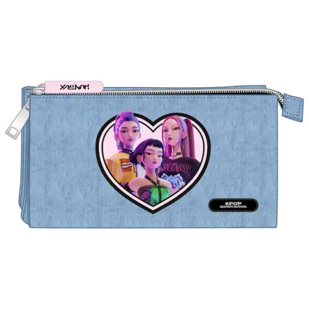 Kpop Demon Hunters Huntrix trojitý penál fotografii produktu