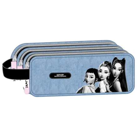 Demon Hunters Kpop Huntrix trojitý penál fotografii produktu