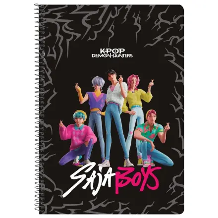 Kpop Demon Hunters Saja Boys A5 zápisník fotografii produktu