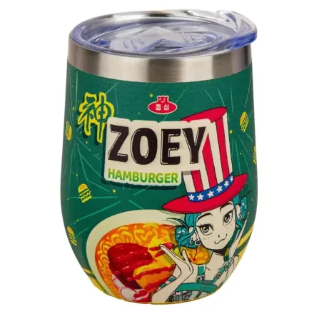 KPop Demon Hunters Zoey Hamburger cestovní hrnek fotografii produktu