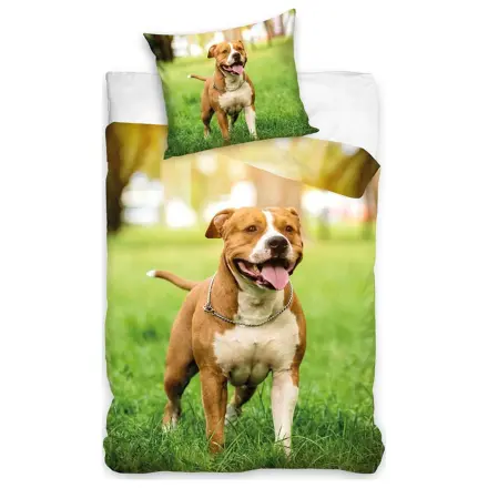 Dog Staffordshire povlak na přikrývku fotografii produktu