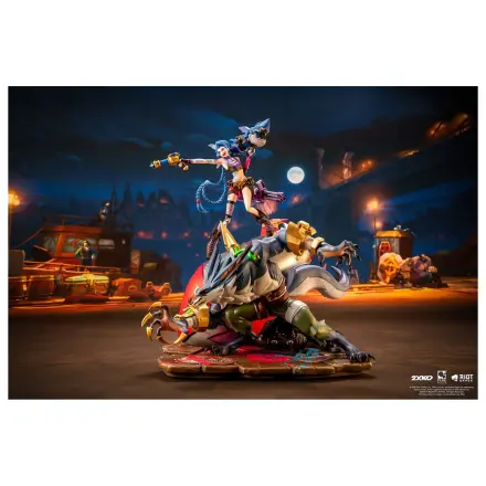 League of Legends Socha 1/10 2XKO Jinx & Warwick Dioráma 37 cm fotografii produktu