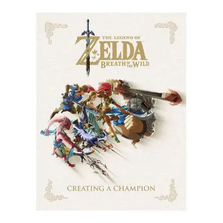 Legend of Zelda Breath of the Wild Art Book Creating A Champion: Kniha umění termékfotója