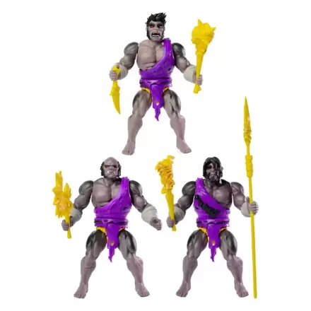 Legends of Dragonore Wave 2: Dragon Hunt Akční figurka 3-balení Brukteror Cave Men 14 cm fotografii produktu