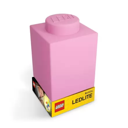 LEGO Noční světlo LEGO kostka Růžová termékfotója