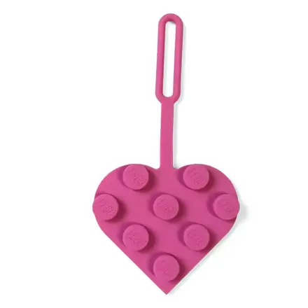 LEGO Minifigures Visačka na zavazadla Heart Rosa 10 cm fotografii produktu