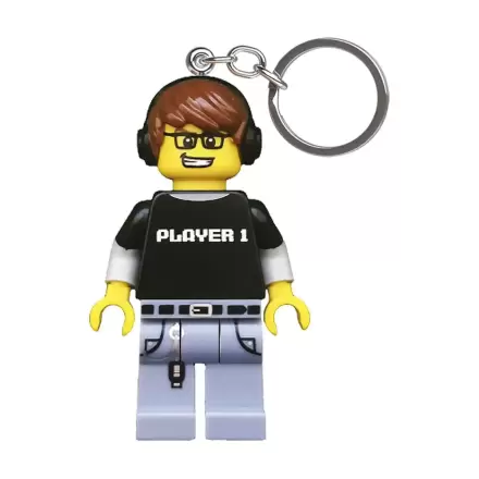 LEGO Minifigurky Svítící Klíčenka Video Game Guy 8 cm termékfotója