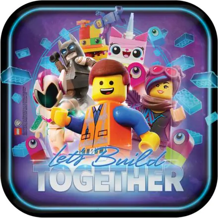 Lego Movie, The Lego Adventure papírové talíře 8 ks 23 cm fotografii produktu