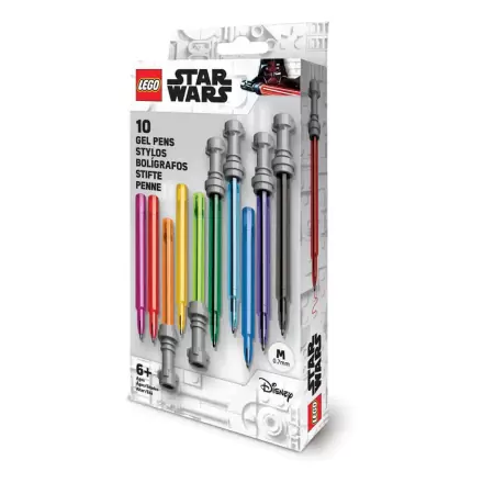 LEGO Star Wars gelové pera 10 kusů Lightsaber fotografii produktu