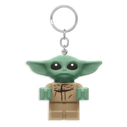 LEGO Star Wars The Mandalorian Svítící přívěsek na klíče Baby Yoda 6 cm fotografii produktu