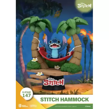 Lilo & Stitch D-Stage PVC Diorama Stitch Hammock 13 cm fotografii produktu